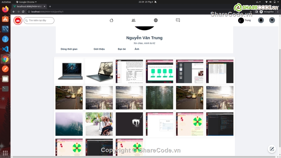 Code Web mạng xã hội,code web facebook,mã nguồn mạng xã hội